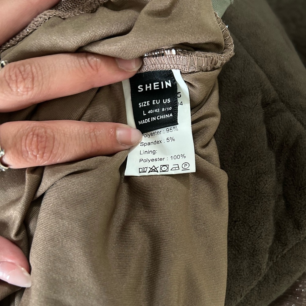 SHEIN Purple Ruched Fitted Bodysuit - Picture 5 of 5